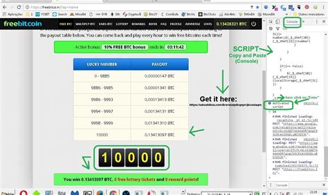 freebitco.in scripts|tampermonkey script to change unit of balance on freebitco.in.